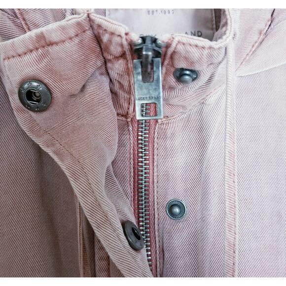 Lucky Brand Utility Anorak Jacket Linen Lyocell Blend in Blush - Size XS - Picture 5 of 8